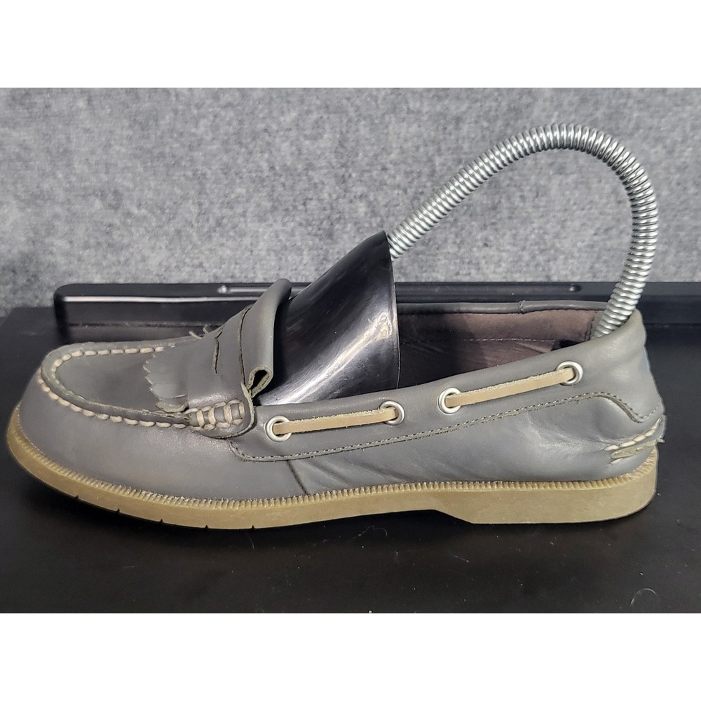 Sperry Top-Sider Loafers Boat Shoes Memory Foam Gray Kids Size 5.5M